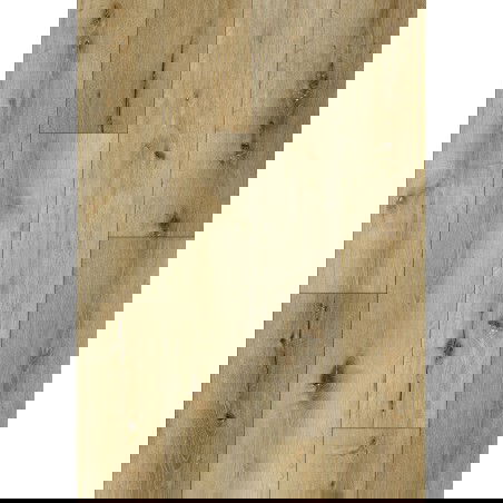 Mexen Oakley échantillon de panneaux vinyle 1240 x 182 mm SPC 6,5 mm, sous-couche IXPE 1,5 mm, 4 V-Joint, Chêne - F1030-S