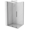 Paroi de douche coulissante Mexen Velar Walk-in 120 x 200 cm, transparent 8 mm, gun metal - 871-120-000-03-95