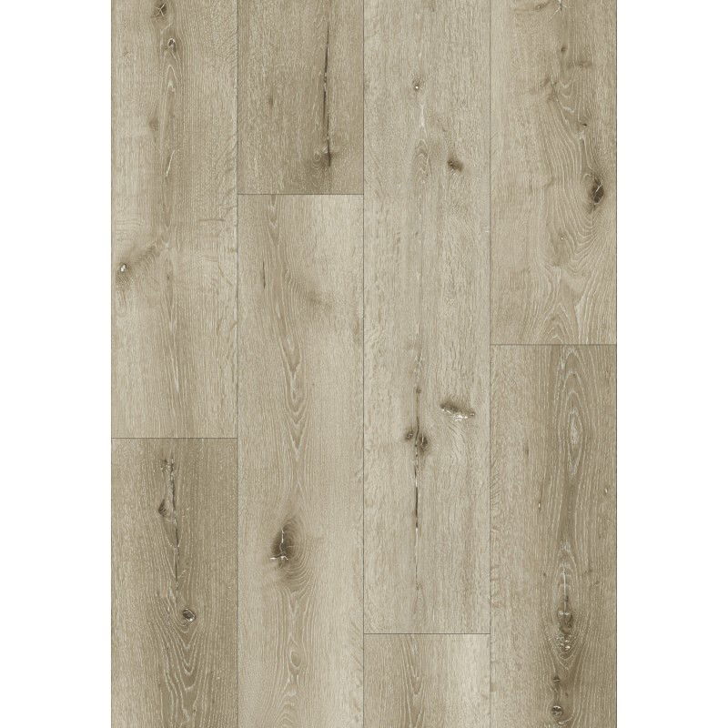 Mexen Georgia échantillon de panneaux vinyles 1240 x 182 mm SPC 6,5 mm, sous-couche IXPE 1,5 mm, 4 V-Fuge, Chêne - F1031-S