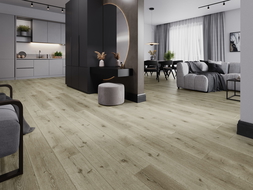 Mexen Georgia échantillon de panneaux vinyles 1240 x 182 mm SPC 6,5 mm, sous-couche IXPE 1,5 mm, 4 V-Fuge, Chêne - F1031-S