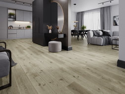 Mexen Georgia échantillon de panneaux vinyles SPC 6,5 mm, sous-couche IXPE 1,5 mm, 4 micro-biseaux, Chêne - F1031-S