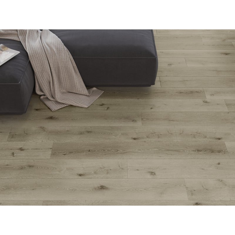 Mexen Georgia échantillon de panneaux vinyles SPC 6,5 mm, sous-couche IXPE 1,5 mm, 4 micro-biseaux, Chêne - F1031-S