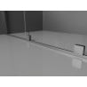 Paroi de douche coulissante Mexen Velar Walk-in 120 x 200 cm, transparent 8 mm, gun metal - 871-120-000-03-95