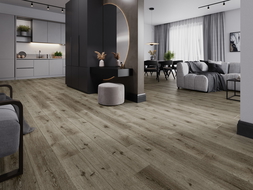 Mexen Kansas échantillon de panneaux vinyles 1240 x 182 mm SPC 6,5 mm, sous-couche IXPE 1,5 mm, 4 V-Fuga, Chêne - F1032-S