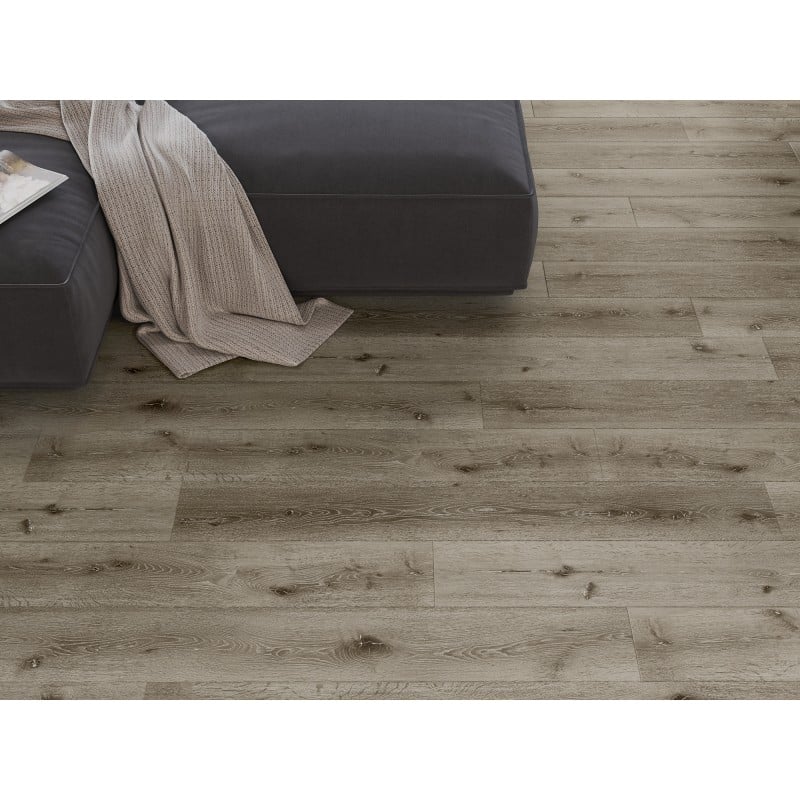 Mexen Kansas échantillon de panneaux vinyles SPC 6,5 mm, sous-couche IXPE 1,5 mm, 4 V-Joint, Chêne - F1032-S