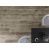 Mexen Kansas échantillon de panneaux vinyles SPC 6,5 mm, sous-couche IXPE 1,5 mm, 4 V-Joint, Chêne - F1032-S