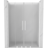 Mexen Velar L Duo portes de douche coulissantes 150 cm, givré, blanc - 871-150-003-32-20