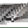Mexen Velar L Duo porte de douche coulissante 140 cm, givré, blanc - 871-140-003-32-20