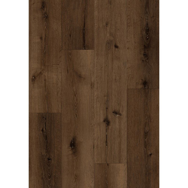 Mexen Strasburg échantillon de panneaux vinyles 1240 x 182 mm SPC 6,5 mm, sous-couche IXPE 1,5 mm, 4 V-Fuga, Chêne - F1033-S