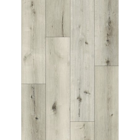 Mexen Silver Lake échantillon de panneaux vinyles SPC 6,5 mm, sous-couche IXPE 1,5 mm, 4 V-Fuga, Chêne - F1034-S