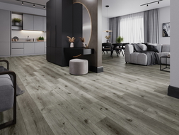 Mexen Lago Vista échantillon de panneaux vinyles 1240 x 182 mm SPC 6,5 mm, sous-couche IXPE 1,5 mm, 4 V-Fuga, Chêne - F1035-S