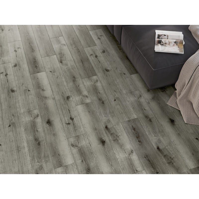 Mexen Lago Vista échantillon de panneaux vinyles SPC 6,5 mm, sous-couche IXPE 1,5 mm, 4 V-joints, Chêne - F1035-S