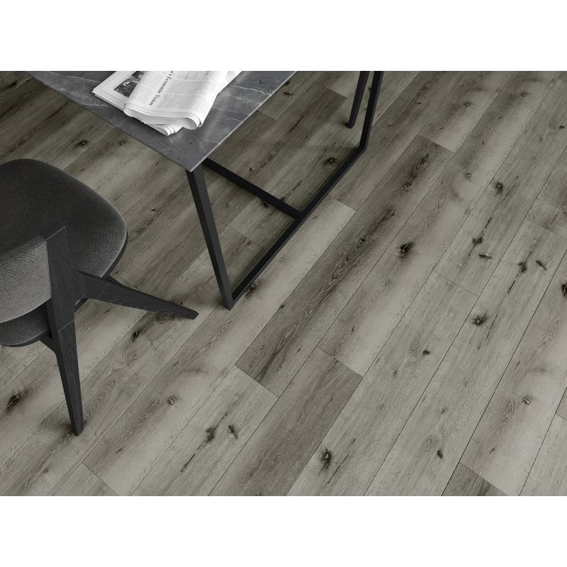 Mexen Lago Vista échantillon de panneaux vinyles SPC 6,5 mm, sous-couche IXPE 1,5 mm, 4 V-joints, Chêne - F1035-S