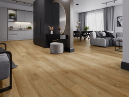 Mexen Sunset Hills échantillon de panneaux vinyles 1240 x 182 mm SPC 6,5 mm, sous-couche IXPE 1,5 mm, 4 V-Fuga, Chêne