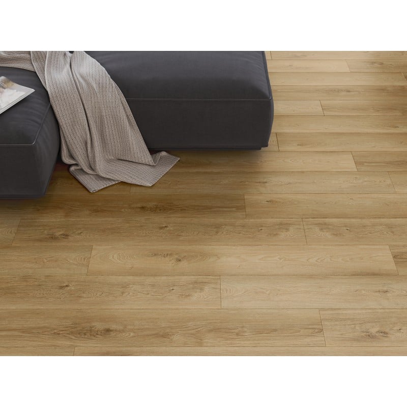 Mexen Sunset Hills échantillon de panneaux vinyle SPC 6,5 mm, sous-couche IXPE 1,5 mm, 4 V-Fuga, Chêne - F1037-S