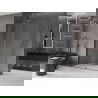 Mexen Velar paroi de douche Walk-in coulissante 130 x 200 cm, transparent 8 mm, métal gun - 871-130-000-03-95