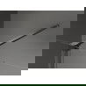 Mexen Velar paroi de douche Walk-in coulissante 130 x 200 cm, transparent 8 mm, métal gun - 871-130-000-03-95