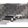 Paroi de douche coulissante Mexen Velar Walk-in 150 x 200 cm, transparent 8 mm, nickel brossé - 871-150-000-03-97