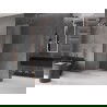 Mexen Velar L paroi de douche coulissante Walk-in 90 x 200 cm, transparent 8 mm, cuivre brossé - 871-090-003-03-65
