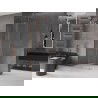 Mexen Velar L cloison de douche coulissante Walk-in 100 x 200 cm, transparent 8 mm, cuivre brossé - 871-100-003-03-65