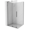 Mexen Velar L paroi de douche coulissante Walk-in 100 x 200 cm, transparent 8 mm, gris canon brossé - 871-100-003-03-66