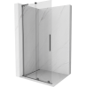 Mexen Velar L paroi de douche coulissante Walk-in 120 x 200 cm, transparent 8 mm, métal graphite - 871-120-003-03-95