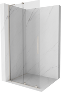 Mexen Velar L cloison de douche coulissante Walk-in 110 x 200 cm, transparent 8 mm, nickel brossé - 871-110-003-03-97