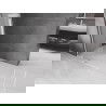Mexen Velar L paroi de douche coulissante Walk-in 100 x 200 cm, verre givré 8 mm, blanc - 871-100-003-33-20