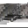 Mexen Velar L cloison de douche coulissante Walk-in 100 x 200 cm, givre 8 mm, or - 871-100-003-33-50
