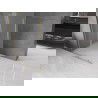 Mexen Velar L paroi de douche coulissante Walk-in 100 x 200 cm, givrée 8 mm, or brossé - 871-100-003-33-55