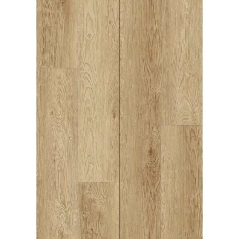 Mexen Anniston échantillon de panneaux vinyles 1240 x 182 mm SPC 6,5 mm, sous-couche IXPE 1,5 mm, 4 V-Fuga, Chêne - F1038-S