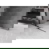Mexen Velar L paroi de douche coulissante Walk-in 120 x 200 cm, givrée 8 mm, noire - 871-120-003-33-70