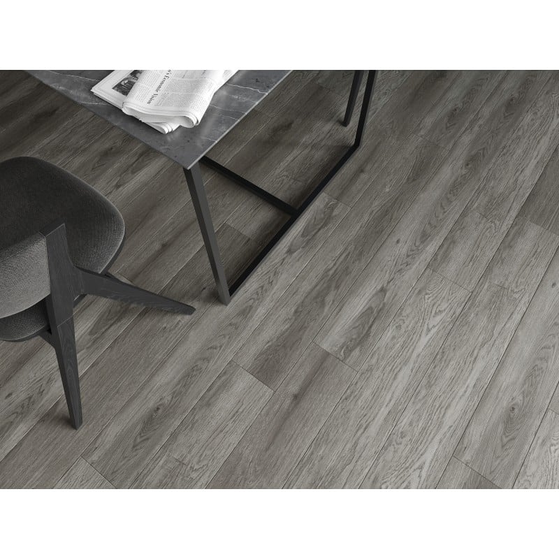 Mexen Claremont échantillon de panneaux vinyles SPC 6,5 mm, sous-couche IXPE 1,5 mm, 4 V-Fuge, Chêne - F1039-S