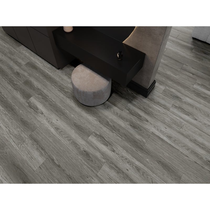 Mexen Claremont échantillon de panneaux vinyles SPC 6,5 mm, sous-couche IXPE 1,5 mm, 4 V-Fuge, Chêne - F1039-S