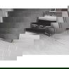 Mexen Velar L paroi de douche coulissante Walk-in 120 x 200 cm, givrée 8 mm, nickel brossé - 871-120-003-33-97
