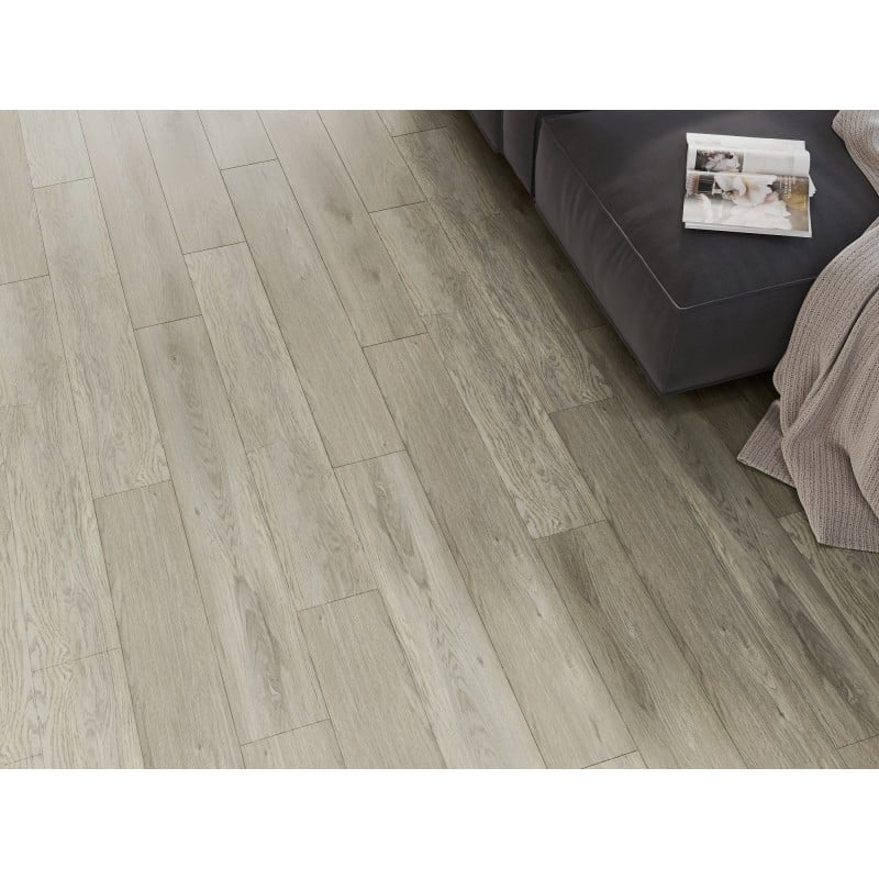Mexen Sky Valley échantillon de panneaux vinyles SPC 6,5 mm, sous-couche IXPE 1,5 mm, 4 V-Fuge, Chêne - F1040-S