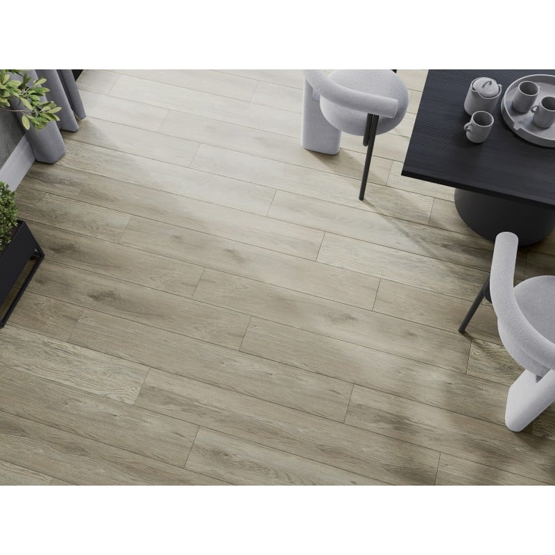Mexen Sky Valley échantillon de panneaux vinyles SPC 6,5 mm, sous-couche IXPE 1,5 mm, 4 V-Fuge, Chêne - F1040-S
