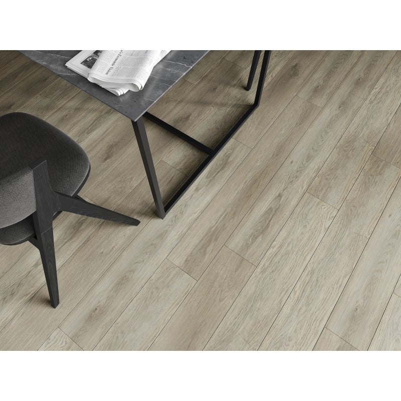 Mexen Sky Valley échantillon de panneaux vinyles 1240 x 182 mm SPC 6,5 mm, sous-couche IXPE 1,5 mm, 4 V-Joint, Chêne - F1040-S