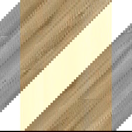 Mexen Manhattan échantillon de panneaux en vinyle 1240 x 182 mm SPC 6,5 mm, sous-couche IXPE 1,5 mm, 4 V-Fuge, Chêne - F1041-S