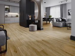 Mexen Manhattan échantillon de panneaux en vinyle 1240 x 182 mm SPC 6,5 mm, sous-couche IXPE 1,5 mm, 4 V-Fuge, Chêne - F1041-S