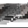 Mexen Velar L paroi de douche coulissante Walk-in 100 x 200 cm, graphite 8 mm, chrome - 871-100-003-43-01