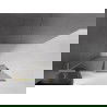 Mexen Velar L cloison de douche coulissante Walk-in 110 x 200 cm, graphite 8 mm, or brossé - 871-110-003-43-55