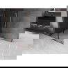 Mexen Velar L paroi de douche coulissante Walk-in 90 x 200 cm, graphite 8 mm, or rose - 871-090-003-43-60
