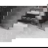 Mexen Velar L paroi de douche coulissante Walk-in 100 x 200 cm, graphite 8 mm, nickel brossé - 871-100-003-43-97