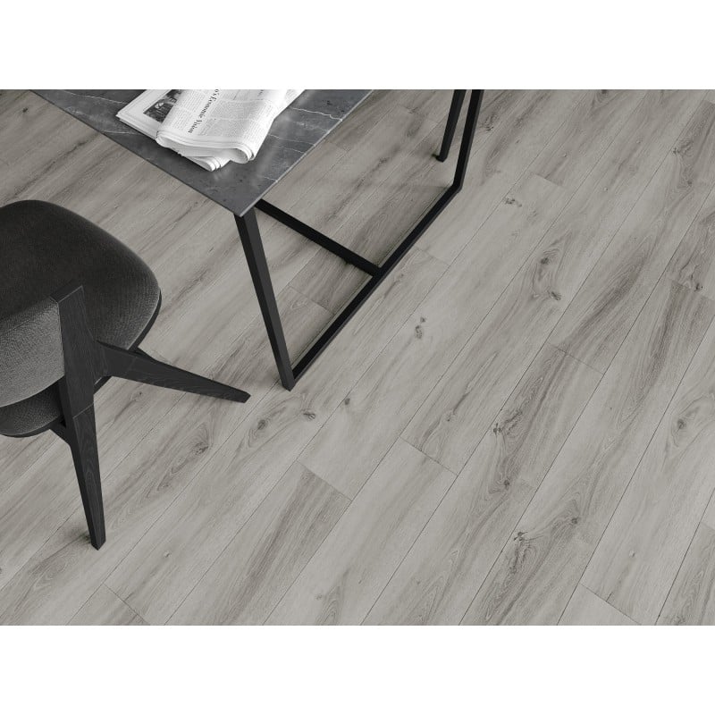 Mexen Harrison échantillon de panneaux vinyles SPC 6,5 mm, sous-couche IXPE 1,5 mm, 4 V-Joint, Chêne - F1044-S
