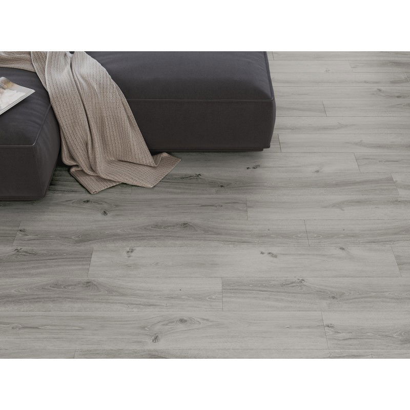 Mexen Harrison échantillon de panneaux vinyles 1240 x 182 mm SPC 6,5 mm, sous-couche IXPE 1,5 mm, 4 V-Joint, Chêne - F1044-S