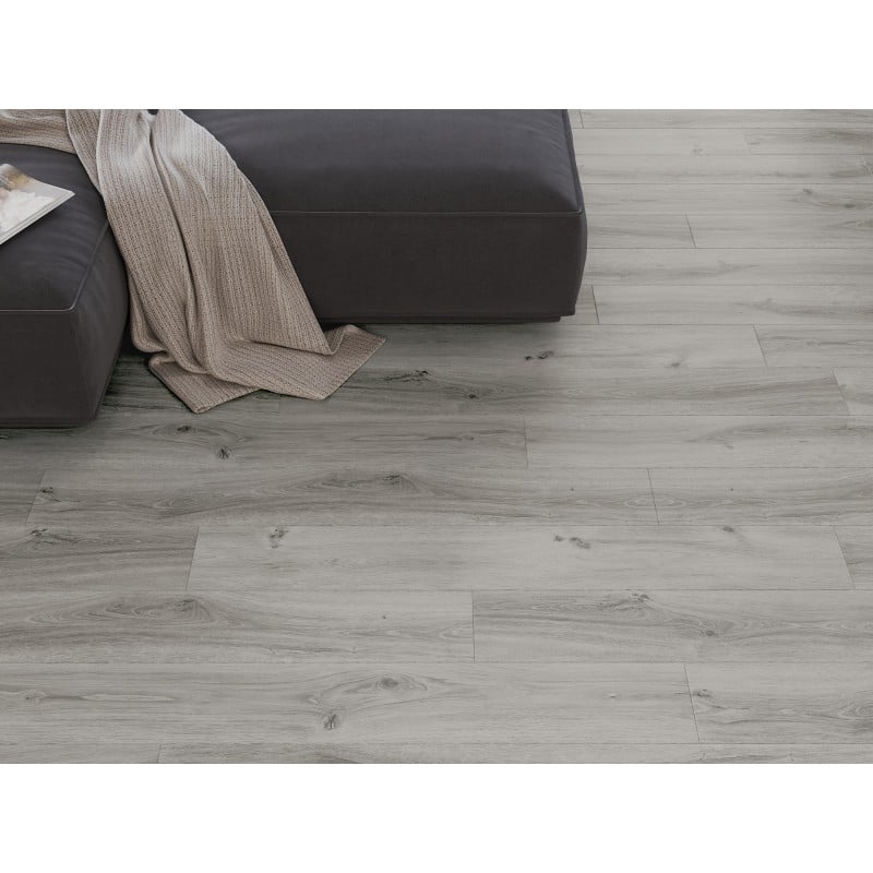 Mexen Harrison échantillon de panneaux vinyles SPC 6,5 mm, sous-couche IXPE 1,5 mm, 4 V-Joint, Chêne - F1044-S