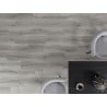Mexen Harrison échantillon de panneaux vinyles SPC 6,5 mm, sous-couche IXPE 1,5 mm, 4 V-Joint, Chêne - F1044-S