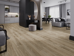 Mexen Fort Valley échantillon de panneaux vinyles 1240 x 182 mm SPC 6,5 mm, sous-couche IXPE 1,5 mm, 4 V-Fuga, Chêne - F1046-S