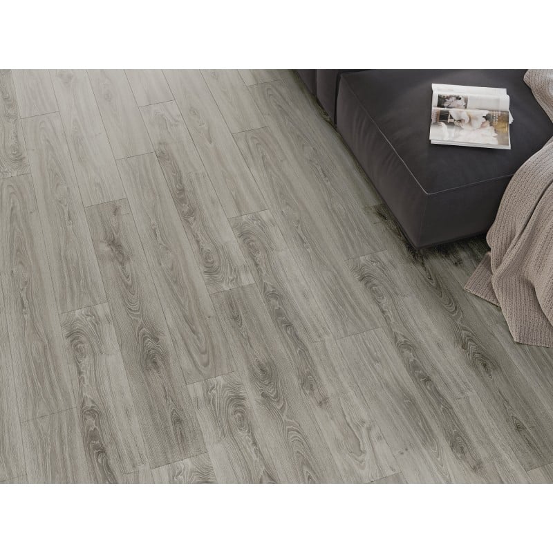 Mexen Silver Creek échantillon de panneaux vinyles SPC 6,5 mm, sous-couche IXPE 1,5 mm, 4 V-Fuga, Chêne - F1047-S